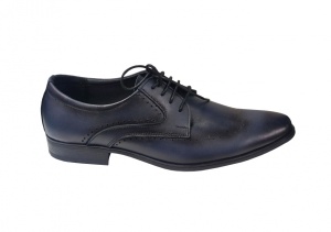 Pantofi barbati eleganti, din piele naturala, Bleumarin, CIUCALETI SHOES - TEST27