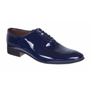 Pantofi barbati eleganti din piele naturala Bleumarin LAC Enzo - Img 4