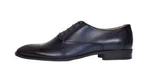 Pantofi barbati eleganti din piele naturala bleumarin, Lux Class - 724BLM - Img 8