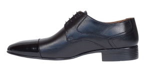 Pantofi barbati eleganti din piele naturala cu varf lacuit 016BXNL - Img 6