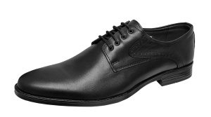 Pantofi barbati eleganti din piele naturala de culoare neagra Zidan 819 - Img 2