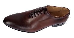 Pantofi barbati eleganti din piele naturala maro 024MBOX - Img 2