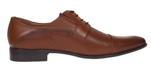 Pantofi barbati eleganti din piele naturala maro SIR085MP - Img 4