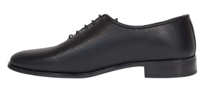 Pantofi barbati eleganti din piele naturala matritata - Model Negru GKR132NP - Img 3