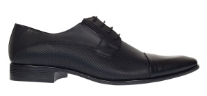 Pantofi barbati eleganti din piele naturala - Model Negru SIR085NP - Img 2