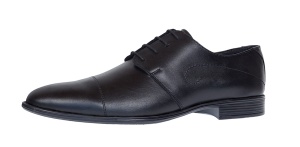 Pantofi barbati eleganti din piele naturala Negru 588N - Img 6
