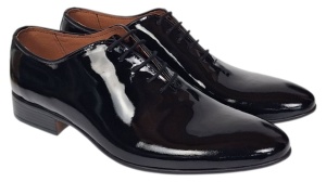 Pantofi barbati eleganti din piele naturala Negru Lac Elion 024NLAC - Img 2