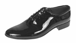 Pantofi barbati eleganti din piele naturala Negru LAC LMOD1NLAC - Img 5