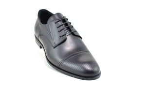 Pantofi barbati eleganti, din piele naturala, Negru, SIR073SN - Img 3