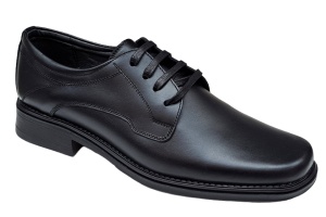 Pantofi barbati eleganti din piele naturala POLITIE POMPIERI JANDARMI Negru PB2265N