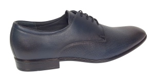 Pantofi barbati eleganti din piele naturala texturata bleumarin – Eleganta si rafinament 346 - Img 8