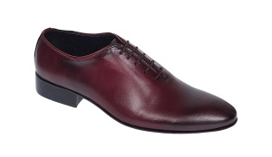 Pantofi barbati eleganti din piele naturala Visiniu 024VIS - Img 6