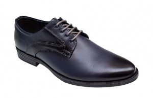 Pantofi barbati, eleganti, piele naturala, Bleumarin - GKR03BL - Img 3