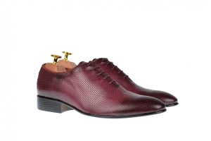 Pantofi barbati office, bordeaux, din piele naturala, ELION 026VIS