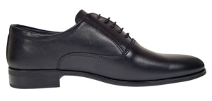 Pantofi barbati office eleganti din piele naturala Negru 899N - Img 5