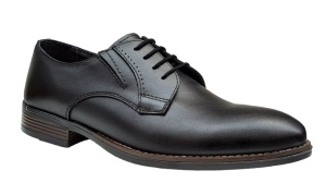 Pantofi barbati office, eleganti din piele naturala, Negru, TEST59N - Img 4