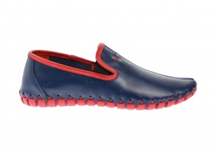 Pantofi barbati, sport, casual din piele naturala - Made in Romania - 593BLR - Img 2