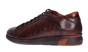 Pantofi barbati Sport Casual din piele naturala Maro 192M - Img 6
