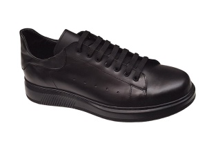 Pantofi casual barbati din piele naturala - Black Combat BKT2N - Img 8