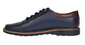 Pantofi casual barbati din piele naturala Corsa Bleumarin GKR107BL - Img 8