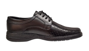Pantofi casual barbati din piele naturala cu perforatii marimi 39 - 47 Ciucaleti - Img 4
