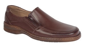 Pantofi casual barbati din piele naturala maro - Masuri pana la 47 GKR10M