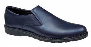Pantofi casual barbati din piele naturala - Model Corsa Bleumarin - Img 4