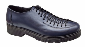 Pantofi casual dama din piele naturala - Model Bleumarin cu Negru PDGINABL - Img 7