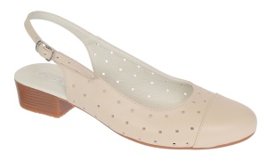 Pantofi dama casual din piele naturala Bej Box - NA252BP - Img 4