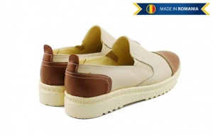 Pantofi dama casual din piele naturala bleumarin - ROV1BLM - Img 7
