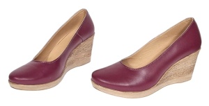 Pantofi dama casual din piele naturala box cu platforma de 7 cm Mara Grena - Img 2