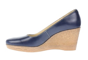 Pantofi dama casual din piele naturala cu platforma de 7 cm Mara - P3550BL - Img 5