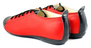 Pantofi dama casual din piele naturala cu varf lacuit - Model Emma Rosu P09RLN - Img 2