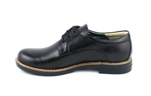 Pantofi dama casual din piele naturala culoare Negru P102NBOX - Img 5