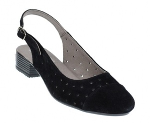 Pantofi dama casual din piele naturala din piele intoarsa NA252NS - Img 3