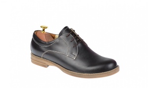 Pantofi dama casual din piele naturala maro box - P102MBOX - Img 6