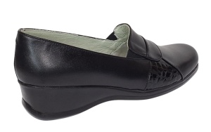 Pantofi dama casual din piele naturala - Model Negru P10NBOXLCR - Img 2