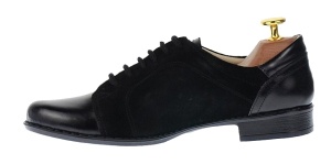 Pantofi dama casual din piele naturala - Model Negru P53NSN - Img 3