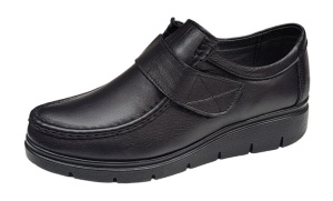 Pantofi dama casual din piele naturala negru box SCAI GKR33N - Img 5
