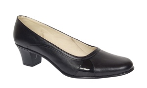 Pantofi dama casual din piele naturala Negru Box - STD34N - Img 5