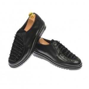 Pantofi dama casual din piele naturala, negru - P501NN - Img 6