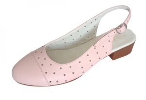 Pantofi dama casual din piele naturala Nud - NA252NUDP - Img 2
