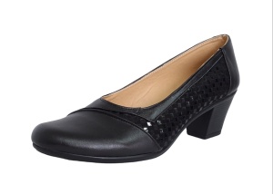 Pantofi dama comozi si eleganti din piele naturala Negru - MVSP26AN - Img 3