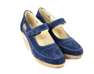 Pantofi dama cu platforma din piele naturala, foarte comozi - P9154VELBLM - Img 2