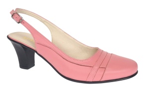 Pantofi dama decupati eleganti din piele naturala Roz - S301ROZ