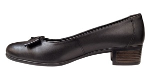 Pantofi dama din piele naturala box cu funda STD21NBOX - Img 6