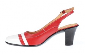 Pantofi dama eleganti din piele naturala - Model decupat cu toc 7cm S301AR - Img 4