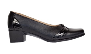 Pantofi dama eleganti din piele naturala Negru MVSP2N - Img 2
