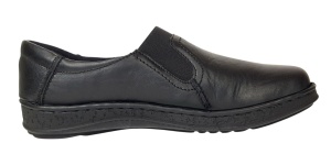 Pantofi dama medicali din piele naturala Ultra Confort Med-Line 278N Negru - Img 3