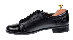 Pantofi dama negri casual din piele naturala, foarte comozi - Made in Romania P10NNL - Img 2